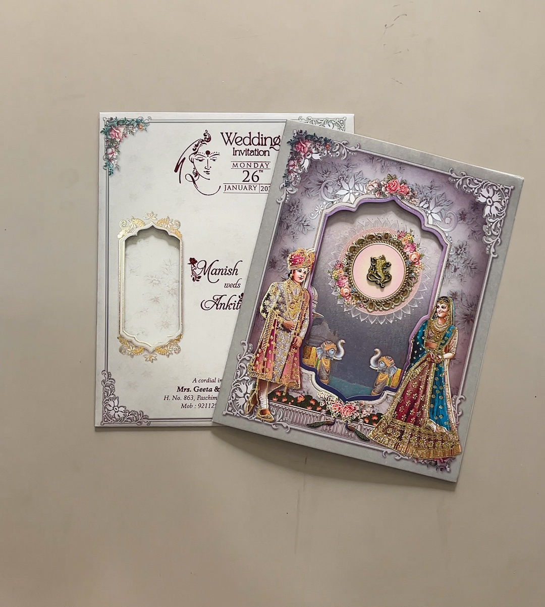 Wedding Card 3245